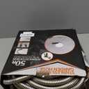 Garden Hose 50 ft, Stainless Steel Water Hose with 10 Function Nozzle Flexible, Heavy Duty, Lightweight, No-Kink, Pet Proof, Puncture Proof Hose Metal for Yard, Outdoor