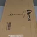 Projector Stand Tripod Adjustable, Laptop Height from 23.5 to 46.5 inches with Gooseneck Phone Holder, Floor for Office, Home, Stage, Studio, DJ Racks Holder Mount, 23.5inch-46.5inch (Black)