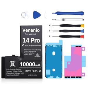 Venenio [10000mAh] Battery for iPhone 14 Pro, 2025 New Upgrade High Capacity Replacement Battery for iPhone 14 Pro Models A2650 A2889 A2890 A2892 with Professional Replacement Tool Kits