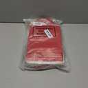 Teling 24 Pack Valentine's Day Gift Bags with Tissue Paper Red Foil Heart Goodie Bags with Handles for Valentine Gifts Giving Wrapping Anniversary Couple Dating, 9 x 7 x 3.15 Inch (White, Red)