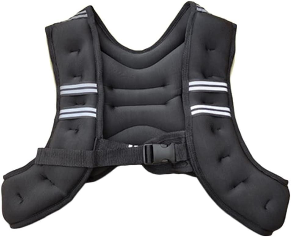 Weight Vests Weighted Vest Weighted Shirt Premium Weighted Vest For Running And Training - Men And Women Fitness Gear (Color : Black, Size : 5kg)