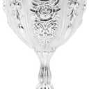 Ciieeo Vintage Chalice Goblet Royal Wine Cups of King Metal Embossed Wine Liqueur Cup Shot Glass Altar Worship Renaissance Medieval for Communion Silver
