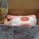 QDRAGON 3 in 1 Baby Walker and Activity Center for Girl, Learning to Walk, Sit to Stand, Early Educational Push Toys with Music Panel for Infant Toddler 12+ Months Pink