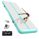 AKSPORT Gymnastics Air Mat Tumble Track Tumbling Mat Inflatable Floor Mats with Air Pump for Home Use/Tumble/Gym/Training/Cheerleading/Parkour/Beach