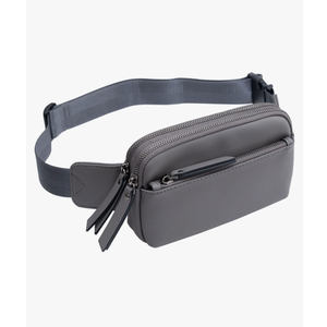 Fanny Pack for Women Men Fashion Small Waist Bag Belt Bag with Adjustable Strap for Travel Hiking Running (Grey)