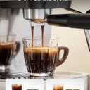 Ecozy 2-in-1 Espresso Machine with Milk Frother, Guided Touchscreen