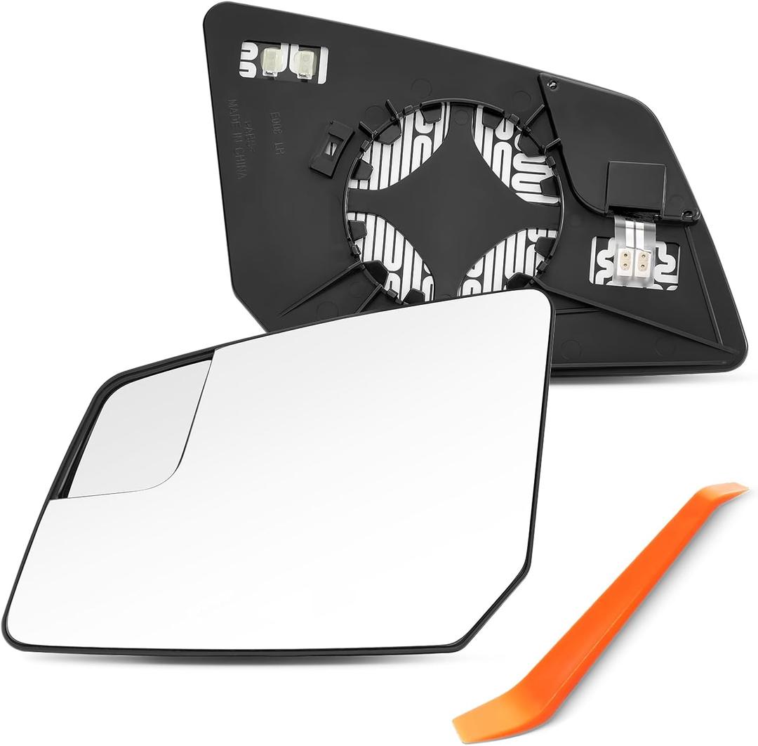 Compatible with Chevrolet Chevy Traverse, GMC Acadia Driver Side Mirror, 2013 2014 2015 2016 2017, Left Side Mirrors with Backing Plate, Power Heated