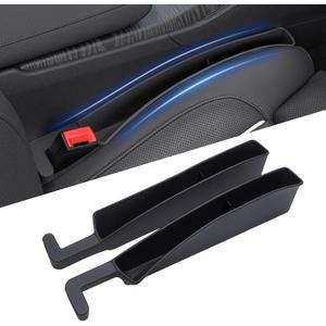 2 PCS New Car Seat Gap Filler, Car Organizers and Storage, Car Seat Accessories, Used for Storing Mobile Phones, Wallets, Keys, to Prevent Items from Falling Into The Seat GapBlack