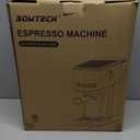 Espresso Machine 20 Bar, Compact Espresso Maker with Milk Frother, Stainless Steel Coffee Machine with 42 oz Water Tank for Cappuccino, Latte&Cold Brew, Home&Office, Silver