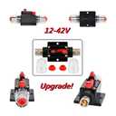 60 Amp Resettable DC Circuit Breaker Manual Switch Fuse Holder Replacement