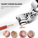 ClipMaster Pro Toenail Clippers, Clip Master Pro for Thick Nails, Toe Nail Clippers with Safety Lock, Heavy Duty Large Wide Jaw Opening Toenail Cutter for Elderly (1PCS)