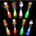 Christmas Party Favors, 36PCS LED Light Up Finger Lights Party Supplies, Glow in the Dark Christmas Toys Bulk for Stocking Stuffers, Christmas Classroom Prizes Non Candy Gift
