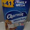 Charmin Ultra Soft Cushiony Touch Toilet Paper, 24 Family Mega = 123 Regular Rolls, White