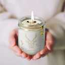 Capricorn Zodiac Sign Candles Gift, Zodiac Crystals Candles Jar, Astrology Lavender Scented Soy Stones Candles Best Friends Gifts for Women Men Sister Brother Funny Birthday Gift