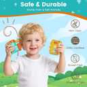 Learning Toys for Toddlers 2 3 4 Years, Musical Educational Farm Train Montessori Learning Toy with 6 Farm Animals and Farmer Learn, Key Unlock Fun, Easter Christmas Birthday Gift for Kids Boys Girls