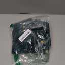 AVOIN colorlife Christmas Tree Star Green Throw Pillow Cover Set of 2, 12 x 20 Inch Soft Plush Faux Fur Jacquard Cushion Case Festivals Winter Decoration for Sofa Couch