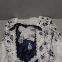 1791's lady Women's Victorian Rococo Dress Inspiration Maiden Costume (Large, Blue)