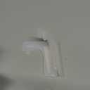 Boloyo 60-Degree Angle Acrylic Plate Display Stand , 3 Inch 2PC Clear Acrylic Display Holder Easel Base for Home Office Kitchen School Art Display White