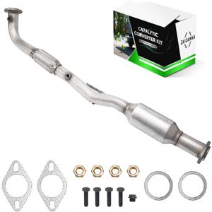 Rear Catalytic Converter Compatible with 2002 2003 2004 2005 2006 Camry 2.4L & 2002 2003 2004 2005 2006 Solara 2.4L, Not Fit XLE model, Direct-Fit (EPA Compliant)