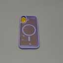 Miracase Magnetic for iPhone 17 Case (Compatible with MagSafe) with Screen Protector Military-Grade Protection, Anti-Fingerprint Translucent Matte Phone Cover for iPhone 17 6.3 inch, Light Purple