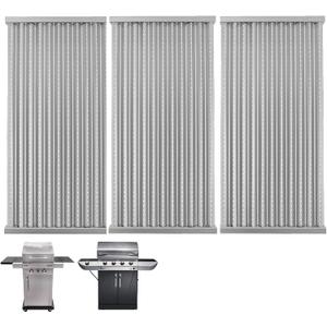 DcYourHome Stainless Steel Emitter Plates Replacement for Charbroil Commercial Tru-Infrared 463241013 463268008 463247009 463246909 463243911 463241313 463241314 463247109 466241313 Grill Parts,3-Pack