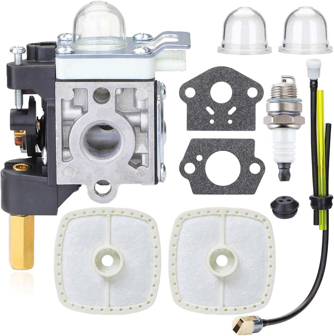 SRM-210 GT-200R Carburetor Kit for Echo SRM-230 HC-150 PE-200 PPF-210 PAS-230 Carb, with Primer Bulb Air Filter for String Hedge Trimmer Edger