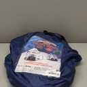 JOYIN White Rocket Ship Pop up Play Tent with Tunnel and Playhouse Kids Indoor Outdoor Spaceship Tent Set