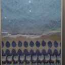 Colorful White Umbrellas Poster Print - Boho Wall Art Decor, Photo Wall Art for Home & Office (24x18 in | 60x45 cm, 1) Unframed)