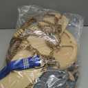 Tree Swing Climbing Rope Pack of 2 Multicolor with Platforms Red Disc Swings Seat - Outdoor Playground Set Accessories Tree House Flying Saucer Outside Toys - Bonus Carabiner and 4 Feet Strap (Khaki)