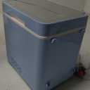 Skincare Fridge With Dimmable LED Light Mirror, 4L Makeup Mini Fridge for Bedroom, Car, Office & Dorm, Cooler & Warmer, Portable Small Refrigerator for Cosmetics, Skin Care and Food, Blue