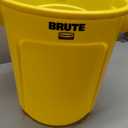 Rubbermaid Commercial Products Brute Trash Can, Yellow, 10-Gallon