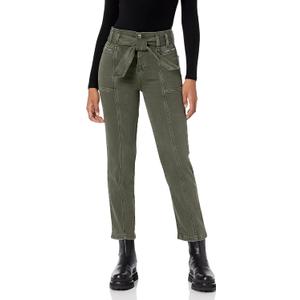 HUDSON Womens Utility Straight Ankle W BeltJeans (30, Rifle Green)