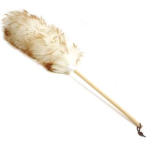 Norpro 24-Inch Pure Lambs Wool Duster with Wood Handle