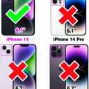 Phone Case for iPhone 14 6.1 inch Wallet Cover with Tempered Glass Screen Protector and Credit Card Holder Slot Glitter Stand Leather Cell iPhone14 5G i i-Phone i14 iPhone14case Women Girls Pink