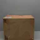 Large Blanket Storage Basket for Living Room, 22.8" x 22.8" x 13" Woven Cotton Rope Basket with Handles, Baby Toy Storage, Laundry Hamper for Clothes, Pillows, Towels-Yellow and White (90L)