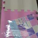 MioTetto Baby Play Mat, Soft Foam Floor Tiles for Kids. Adjustable Interlocking Foam Tiles, Fits with 50x50 Playpen Baby mat for Crawling & Development, Safe & Non-Toxic Playmat for Babies 6-12 Months (Pink-purple-beige)