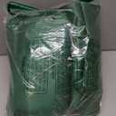 TURSTIN 4 Packs Satin Tablecloth 102 x 58 Inch Overlay Satin Table Cover Rectangle Bright Silk Tablecloth Smooth Fabric Table Decoration for Wedding Banquet Party Events, Dark Green