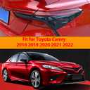 Tail Light Lamp Cover Guard Trim 4Pcs Tail Light Frame Bezels Decoration Compatible with Toyota Camry 2024 2023 2022 2021 2020 2019 2018 Accessories