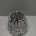 T Tulead Drum Lamp Shade Decor Lampshade Blue Embroidered Lamp Shade for E27/E14