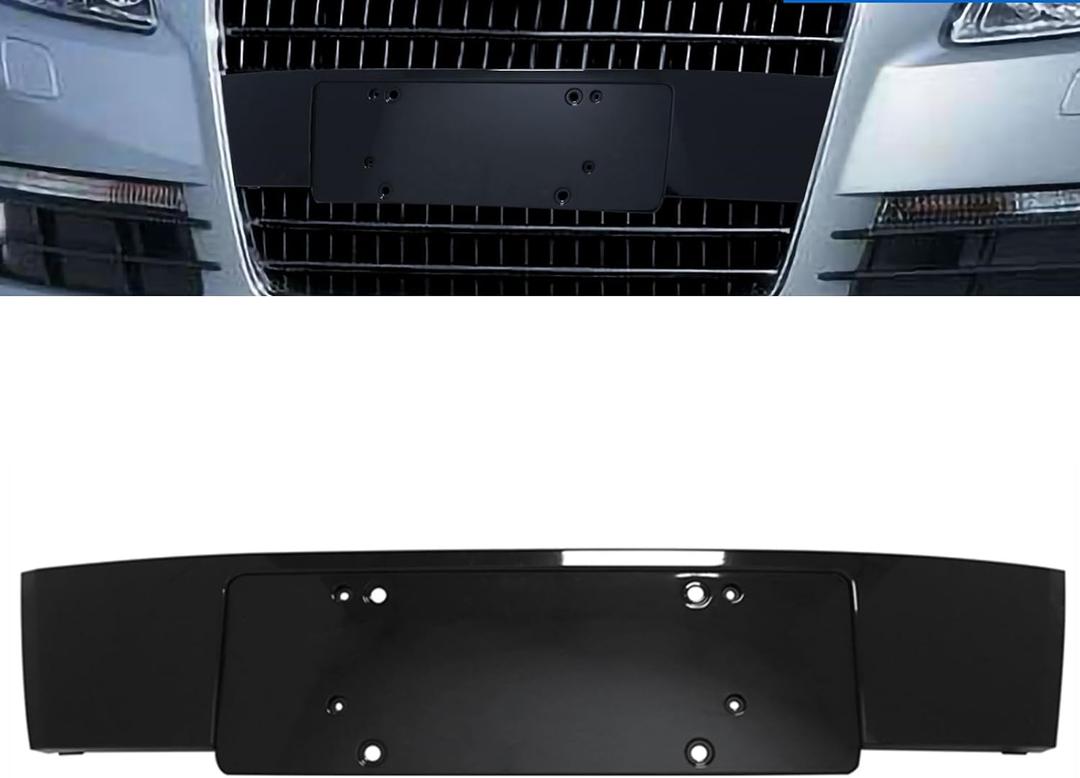 Front License Number Plate Holder Bracket Support Frame Fit for Audi Q7 2006 2007 2008 2009 2010 2011 2012 2013