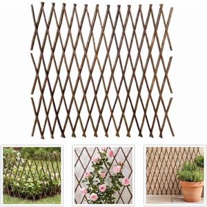 Expandable Willow Trellis & Willow Fence Panel for Climbing Plants,78x20 in