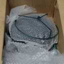 KHayRovies Metal Bird Bath for Outside, 36.2" Height Birdbath Bowl Standing Bird Feeders for Outdoors with 4 Prongs Base Stake, Freestanding Birdfeeders for Garden Yard Lawn Decor (Retro Green)