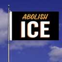 WENWELL Abolish ICE Flag Tapestry 3x5 Feet,Fuck Ice Rally Flag,No Human Is Illegal Banner,Patriotic Theme, Wall Decoration, Indoor/Outdoor Use