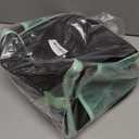 Carry Bag for Bissell Steam Shot Steam 39N7V/39N7A Cleaner, Handheld Steam Cleaner attachments, Adjustable Compartments Large Storage Bag for Bissell Steamshot accessories, Bag Only (Black & Green)