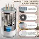 2 x Generic Brushblast Pro Makeup Brush Cleaner, Auto-Rotating Cozy Luna Brush Cleaner for Deep Cleaning, Upgraded & No Need to Install, One-Click Operation, Suitable for All of Makeup Brushes (1PC)