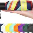 GAOYAING Compact Travel Umbrella with Case Sun&Rain Lightweight Small and Compact Suit for Pocket