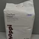 Hoppi Pure Baby Diapers Newborn, 124 Count, Up to 11 lbs
