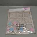 Gender Reveal for Tic Tac Toe Party Game  Cardboard Board with 10 Hanging Paper Circles  Fun Gender Reveal Party Activity & Decor for Gender Guessing Games