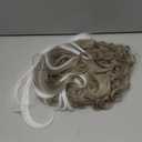 karlery Women Adult Short Curly White and Grey Wig Witch Enchanted Anime Wig for Halloween Cosplay Costume Party