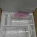 Luiaiog Glass Cups with Lids and Glass Straws, High Borosilicate 20OZ Tumblers (2Pcs) for Coffee, Tea, Juice, Smoothies, Hot/Cold Drinks at Home, Office, 20.3 Ounces
